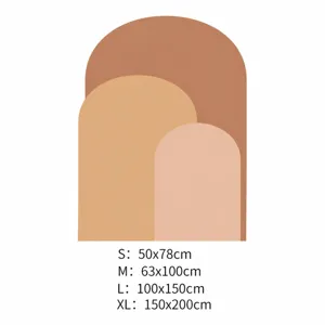 Boho arch wall sticker minimalist geometric peel and stick decal for living room bedroom decor