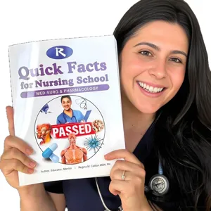 Quick facts for nursing school study guide book, med-surg and pharmacology nursing review.