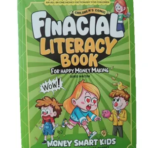 Kids Financial Literacy Comic Book Educational Reading Book Children Money Smart Learning Story Book Paperback