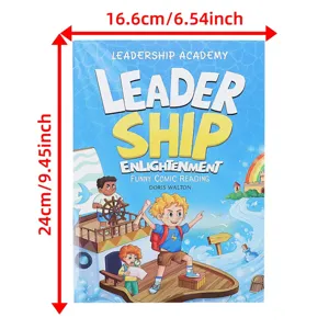 Παιδικό κόμικ ανάγνωσης βιβλίο leadership enlightenment εκπαιδευτικό εικονογραφημένο