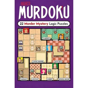 Libro de rompecabezas lógicos de misterio con planos, excelente para el entrenamiento mental.
