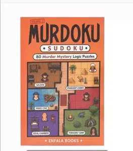 Libro de rompecabezas lógicos de misterio de asesinato volumen 2, pasatiempos estilo sudoku.