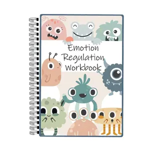 Children Emotion Regulation Workbook Spiral Bound Educational Planner Notebook For Kids Mental Health Activity Book