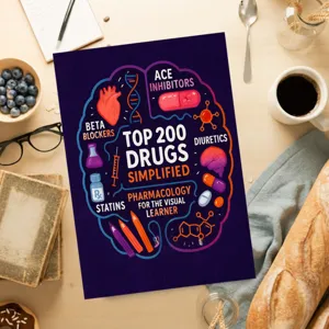 Farmacologie studie poster top 200 medicijnen medische educatieve kaart voor studenten
