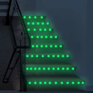 Autocollants fluorescents phosphorescents pour marches d'escalier, décoration maison.