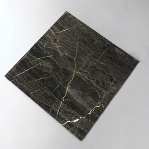Dark marble texture tile sticker detail close up, waterproof floor wall sticker surface