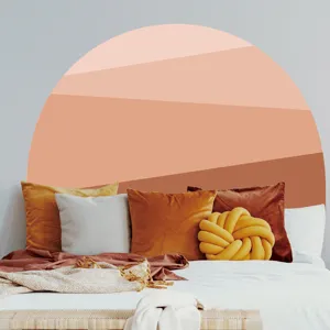 Boho arch wall sticker abstract landscape self-adhesive PVC wall decal for bedroom decor