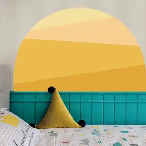 Boho arch wall sticker peel and stick geometric wall decal for bedroom living room home decor detail