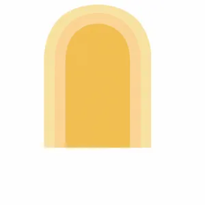 Boho arch wall sticker minimalist vinyl decal home decor sizing chart details guide