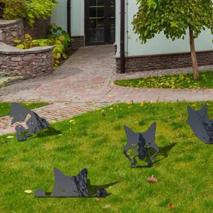 Paletti da giardino in acrilico con sagoma di animale, perfetta decorazione d'arte.