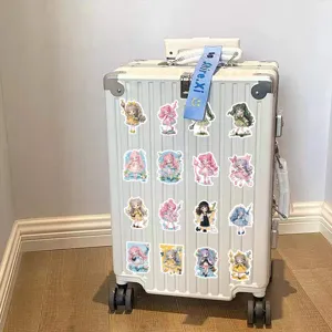 60pcs magical girl anime stickers cute cartoon decorative decals for luggage phone case