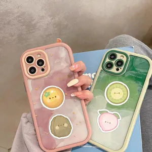 Carina custodia per telefono con frutta e verdura per protezione e bellissima decorazione.