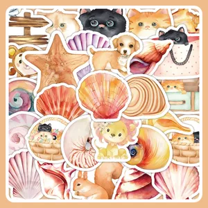 Schattige Dieren Waterdichte Graffiti Stickers Voor Scrapbooking Telefoonhoesje Waterfles