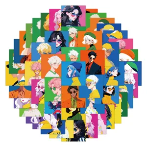 Dopamin Anime Charakter Avatar Aufkleber Set fuer Handyhuelle Tagebuch Dekoration