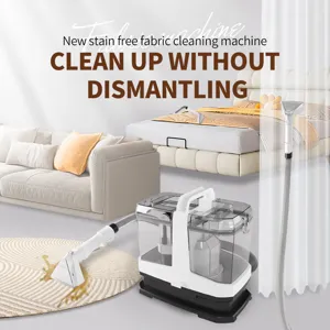 Tragbarer Textilreiniger Teppich Sofa Reinigungsmaschine Mit Dualen Wassertanks Vakuum Tiefe Fleckenentfernung Haushaltsgerät