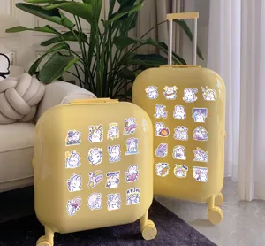 Adesivi impermeabili con coniglietto di cartone animato per telefono e bagaglio.