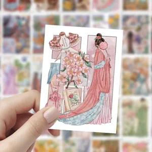 Vintage Chinese style aesthetic sticker decorative stationery journaling sticker pack