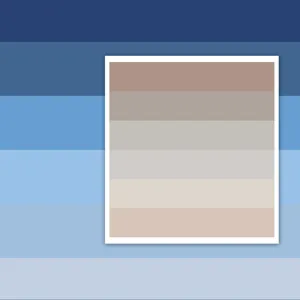 Traditional color label stickers set for decoration, minimalist design color palette chart.