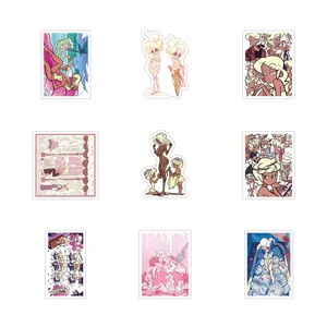 Pink cartoon aesthetic stickers set cute daily decorative decals for phone and laptop