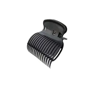 Pinza negra para volumen de raíz de cabello rulos de peluquería resistentes al calor