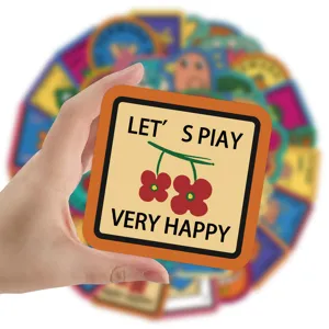 Decoratieve waterdichte stickerpakket voor waterfles laptop koffer, schattige grappige ontwerpen.