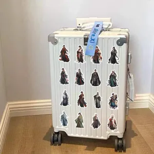 Ancient anime youth stickers set for luggage and phone case. Waterproof vinyl art decals.