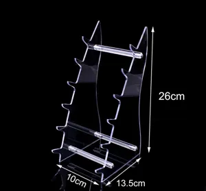 Supporto per espositore per coltelli in acrilico trasparente organizer cucina 26cm