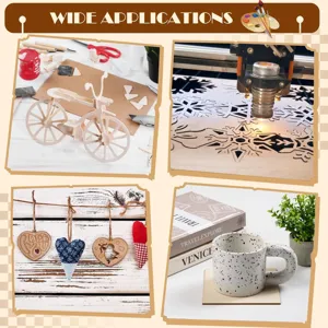 Unpolished wooden square pieces for DIY children painting and craft model decorations detail.