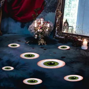 Spooky Halloween realistic eyeball stickers for floor and wall decoration scary party supplies