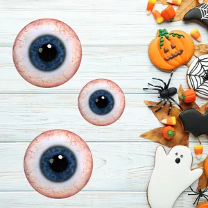 Halloween realistic eyeball stickers for scary party wall floor decor holiday decorations