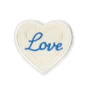 Herzen Besticktes Aufnäher süß Love Aufbügler DIY Kleidung Reparatur Abzeichen Motiv