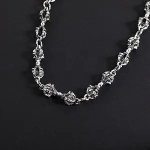 Punk style metal gothic skull pants chain hip hop rock cool vintage silver trouser chain