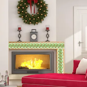 Christmas 3D stereoscopic vine wall sticker border DIY decal for living room