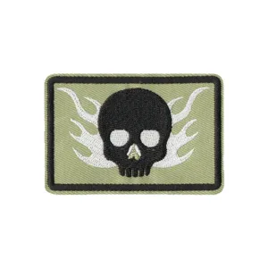 Geborduurd tactisch schedel patch DIY stoffen badge voor kleding, jassen, hoeden en rugzakken.