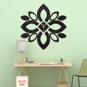 Acrylic Wall Clock Modern Design 3D Mirror Wall Sticker Silent Non-Ticking Decorative Clock For Living Room Home Office Decor