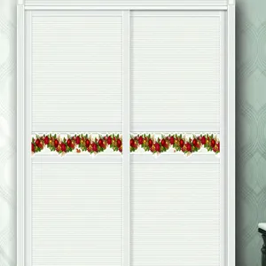 Christmas 3D vine wall sticker decal for wardrobe and living room decoration festive holiday home.