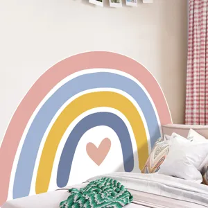Boho rainbow wall sticker for bedroom wall decor large size aesthetic lovely home decor