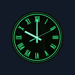 Moderne Minimalistische Acryl Wanduhr Leuchtende Römische Ziffern Geräuschloses Uhrwerk Hängeuhr Für Wohnzimmer Schlafzimmer Dekor