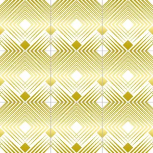 Adesivo per piastrelle geometriche dorate impermeabile carta da parati autoadesiva
