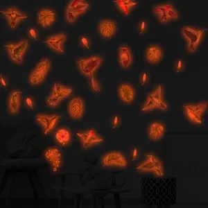 Adesivi murali colibri luminosi fluorescenti al buio decorazione camera per bambini