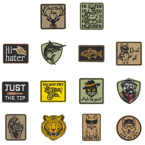 Ensemble de patches brodés tactiques écussons militaires en tissu pour casquettes sacs