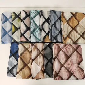 Damen Mode Bedruckter Langer Schal Geometrisches Muster Polyester Schal Lässig Tägliche Halsbedeckung