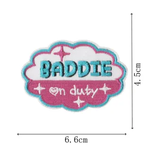 Cute embroidered patch badge appliques for clothing jackets backpacks decorative item