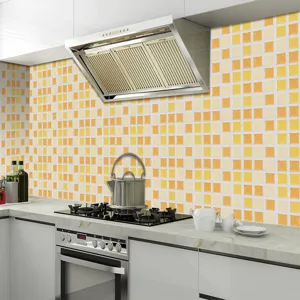 Waterproof kitchen mosaic tile sticker self-adhesive wall paper bathroom backsplash decor.