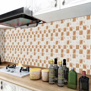 Mosaic tile sticker for kitchen wall waterproof self adhesive backsplash detail view