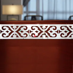 Acrylic mirror wall sticker decorative self-adhesive molding trim for home ceiling skirting