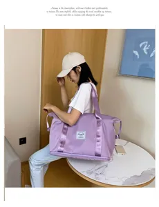 Reisetasche große Kapazität leichte Gepäcktasche für Kurztrips und Fitnessaktivitäten.