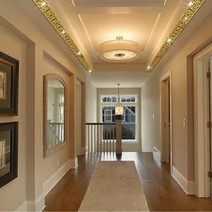 Adesivo murale decorativo 3d in acrilico per angolo soffitto battiscopa dettaglio casa