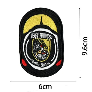 Cat mountain series embroidered patch DIY cloth sticker badge Applique 9.6x6cm apparel decor