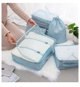 Reis packpakket 6-delige set waterdichte koffer organizers voor kleding opbergtassen